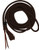 Showman 23' Round Braided Nylon Mecate Reins w/ Leather Ends
