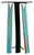 Showman Teal Serape Braid-In Lycra Tail Bag