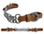 Showman Argentina Cow Leather Double Flat Link Curb Chain