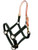 Showman Triple Ply Nylon Halter w/ Leather Crown