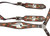 Showman "Royal Flush" Single Ear Headstall & Breast Collar Set