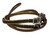Showman Leather Rawhide Whipstitch Roping Reins