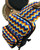 Showman Blue & Yellow Aztec Print Insulated Nylon Horn Bag w/ Water Bottles