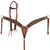 Showman Single Ear Leather Headstall & Breast Collar Set w/ Floral Tooling