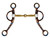 Showman Southwest Print Copper Argentine Snaffle Bit