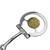 Showman Golden Petal Stainless Steel D-Ring Snaffle Bit