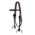 Showman Leather Browband Headstall w/ Heritage Steer Buckles