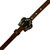 Showman Leather Browband Headstall w/ Guns & Roses Buckles