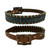 Showman Couture Teal Python Leather Dog Collar