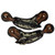 Showman Cowhide & Floral Men's Spur Straps