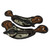 Showman Cowhide & Floral Men's Spur Straps