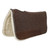 Showman 31" x 32" x 1" Brown Wool Top Felt Saddle Pad w/ Fleece Bottom