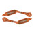 Showman Ladies Teal Bayou Spur Straps