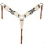 Showman Pinto Corded Mohair Browband Headstall & Breast Collar Set