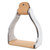 Showman Electric Aces Twisted Angled Aluminum Stirrups