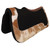 Showman 24" x 24" Contoured Felt Pad w/ Cowhide Wear Leathers