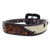 Showman Cowhide & Tooled Leather Dog Collar