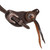 Showman Ladies Argentina Cow Leather Copper Ridge Spur Straps