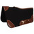 Showman 31" x 32" Blazing Hide Contoured Black Felt Saddle Pad