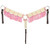 Showman Frosted Pink Mohair Single Ear Headstall & Breast Collar Set