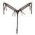 Showman Weathered Steer Traditional Single Ear Leather Headstall & Breast Collar Set