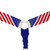Showman Patriotic Mohair Breast Collar