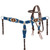 Showman Pony Mountain View Mohair Browband Headstall & Breast Collar Set