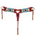Showman Pony Fiery Frontier Mohair Browband Headstall & Breast Collar Set