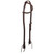 Dark Oiled Premium Harness Leather Single Ear Headstall