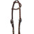 Showman Argentina Cow Leather Aqua Rawhide Single Ear Headstall