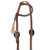 Showman Argentina Cow Leather Smoky Rawhide Single Ear Headstall