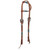 Showman Argentina Cow Leather Cobalt Rawhide Single Ear Headstall