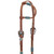 Showman Argentina Cow Leather Cobalt Rawhide Single Ear Headstall