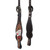 Showman Diamond Flush Single Ear Leather Headstall