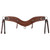 Showman Golden Bamboo Leather Tripping Collar