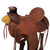 Showman Signature Series Roughout Wade Roper Saddle - 15, 16, 17 Inch