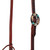 Showman Western Grace Single Ear Leather Headstall