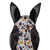 Showman Cow Print Lycra Fly Mask