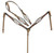 Circle S Four of a Kind Barrel Style Saddle Set - 14", 15"