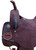 15" Circle S Barrel Style Saddle w/ Teal Buckstitch