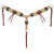 Showman Sand & Sky Mohair Single Ear Headstall & Breast Collar Set