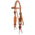 Showman Woodland Hide Browband Headstall & Breast Collar Set