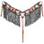 Showman Choctaw Mohair Single Ear Headstall & Breast Collar Set