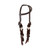 Showman High Desert Mohair Single Ear Headstall & Breast Collar Set - Pony Size