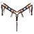 Showman High Desert Mohair Single Ear Headstall & Breast Collar Set - Pony Size