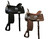 15", 16", 17" Double T Nylon Cordura Saddle w/ Suede Leather Seat & Leather Jockeys