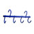 Six Hook Swivel Halter Tack Bar