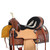 Double T Iris Barrel Style Saddle - 13 Inch