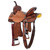 Double T Exotic Midnight Gator Barrel Style Saddle - 14, 15 Inch