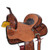 Double T Exotic Midnight Gator Barrel Style Saddle - 14, 15 Inch